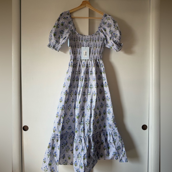 Hill House Dresses & Skirts - Hill House Blue and White Floral Maxi Dress